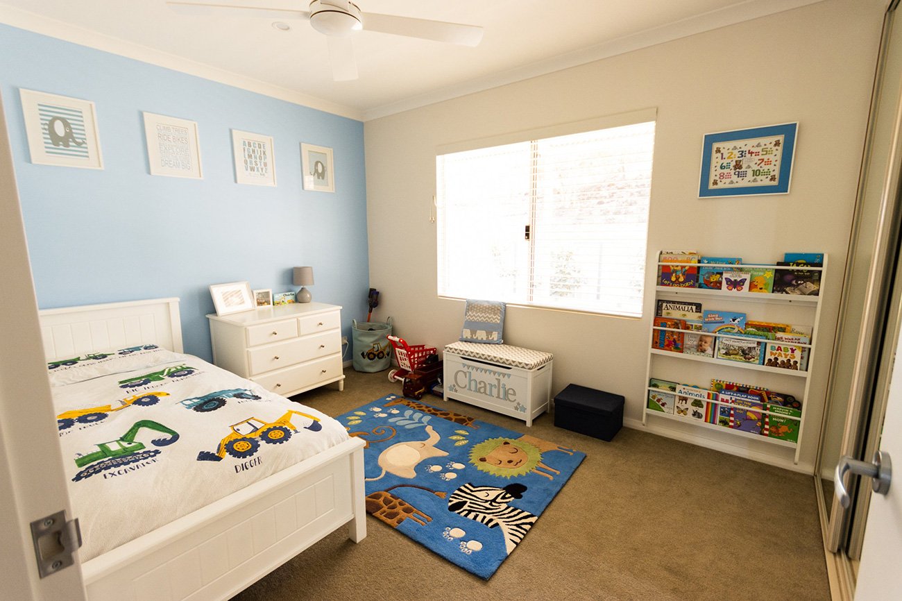 Modular home bedroom design