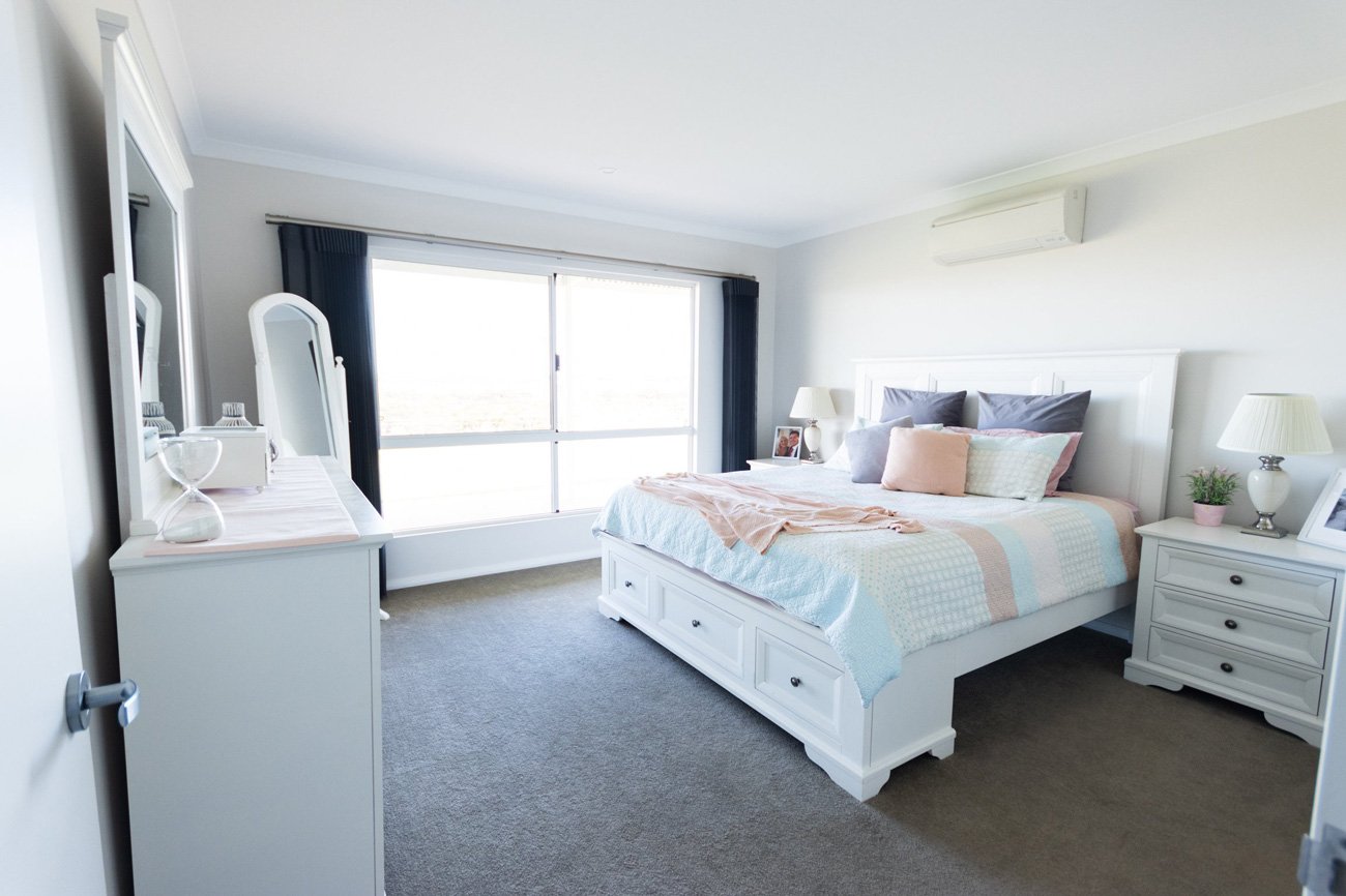 Modular home bedroom design