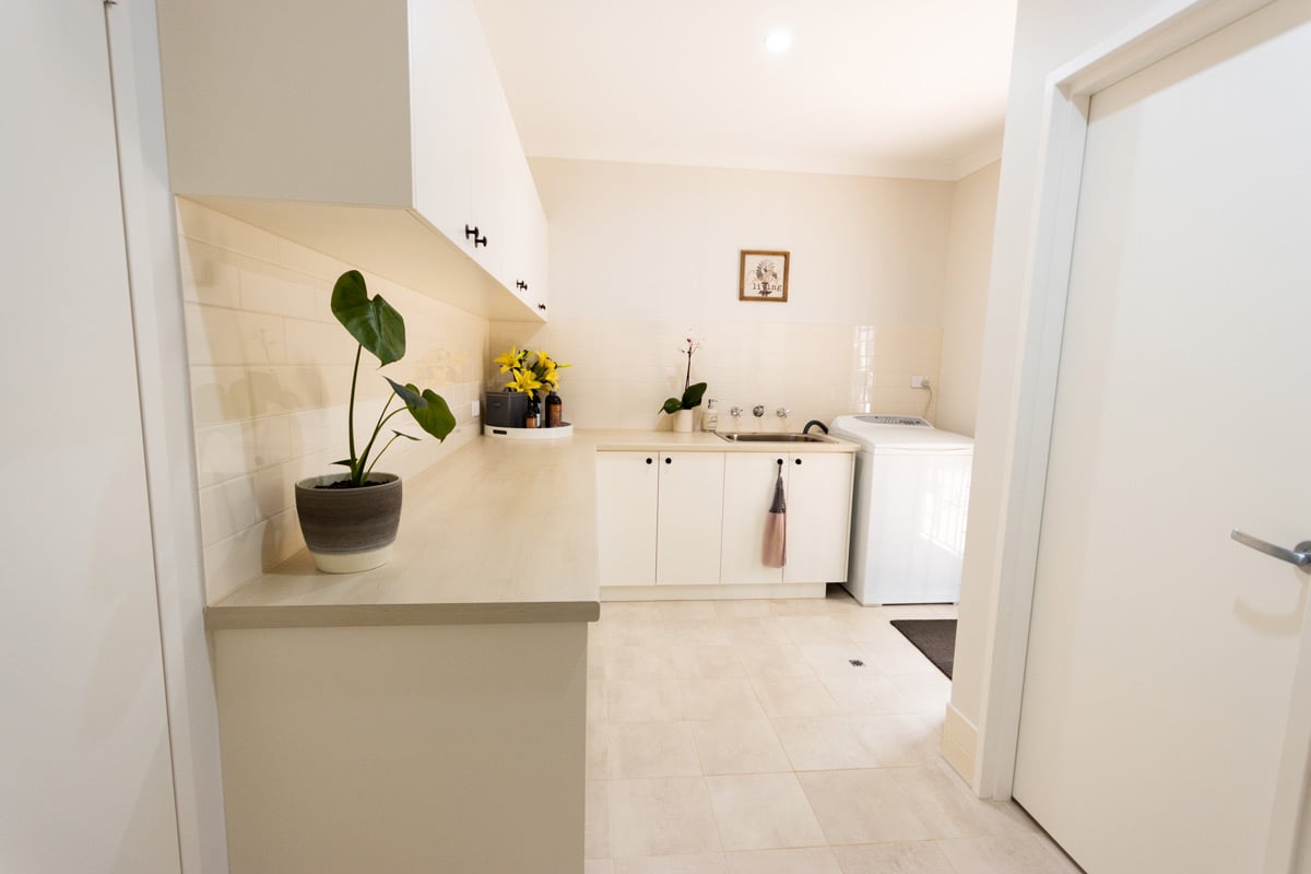 Modular home laundry design