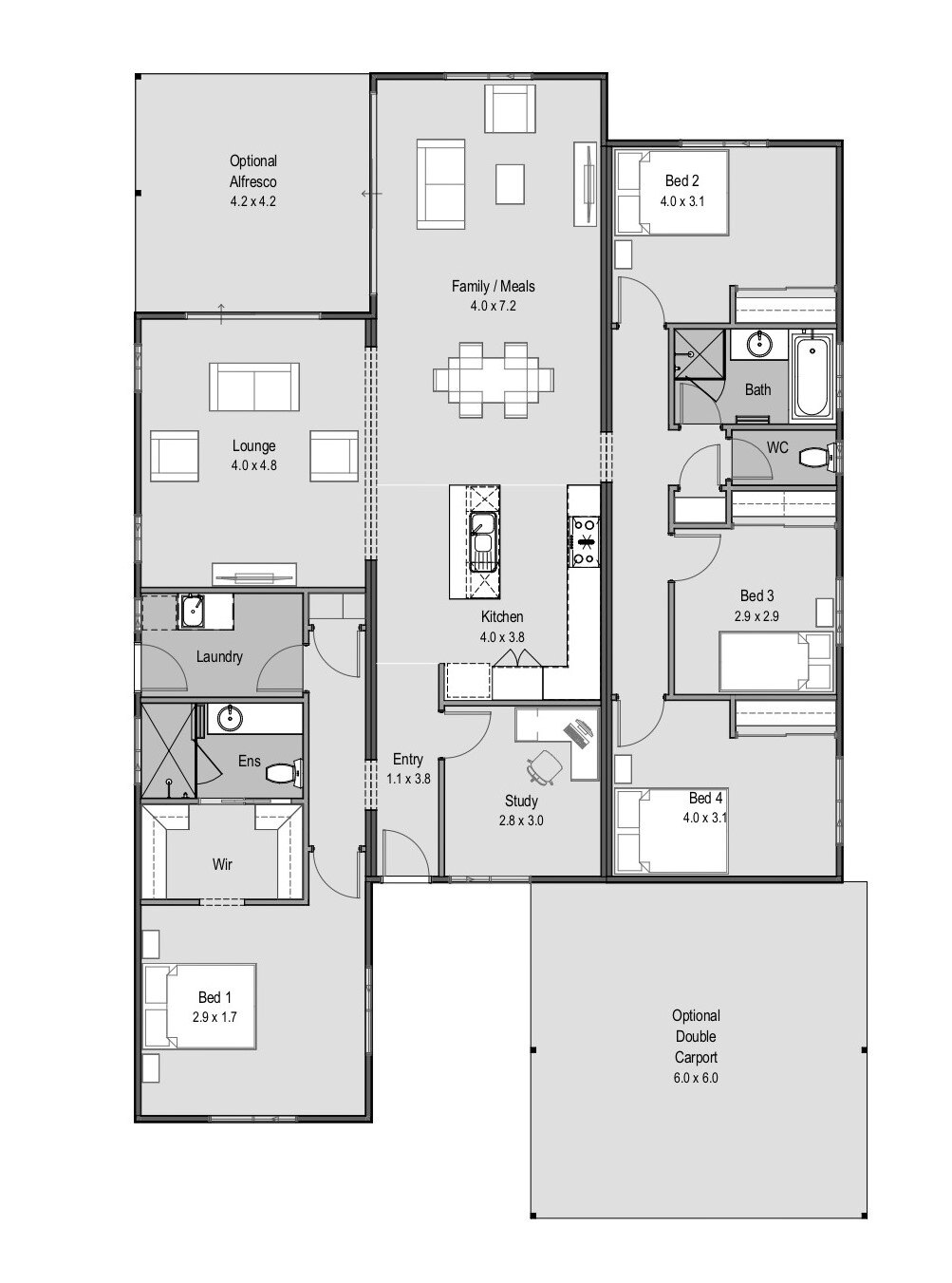 4 Bedroom Modular Home | The Karana | Prefab Home Designs