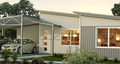 A collection of modern modular home designs showcasing sleek lines and innovative architecture.