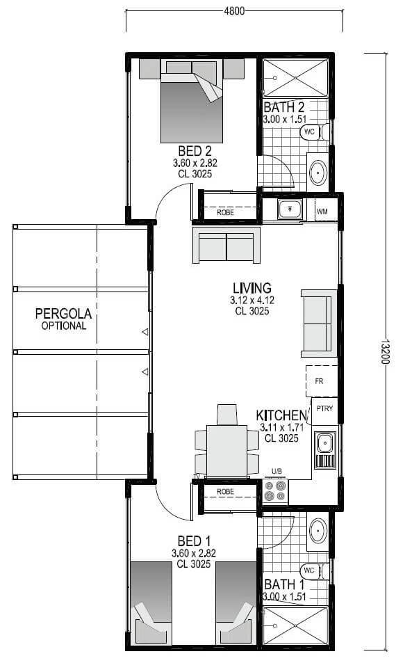 Ocean Retreat Blueprint | Evoke Living Homes 