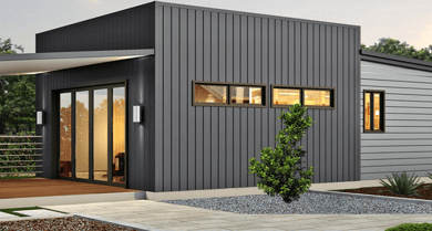 The Salt Box Home Design with Black exterior | WBS Homes 
