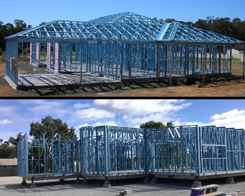 Steel frames homes in Western Australia