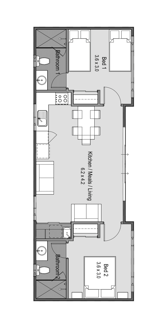 The Ocean Retreat floor plan