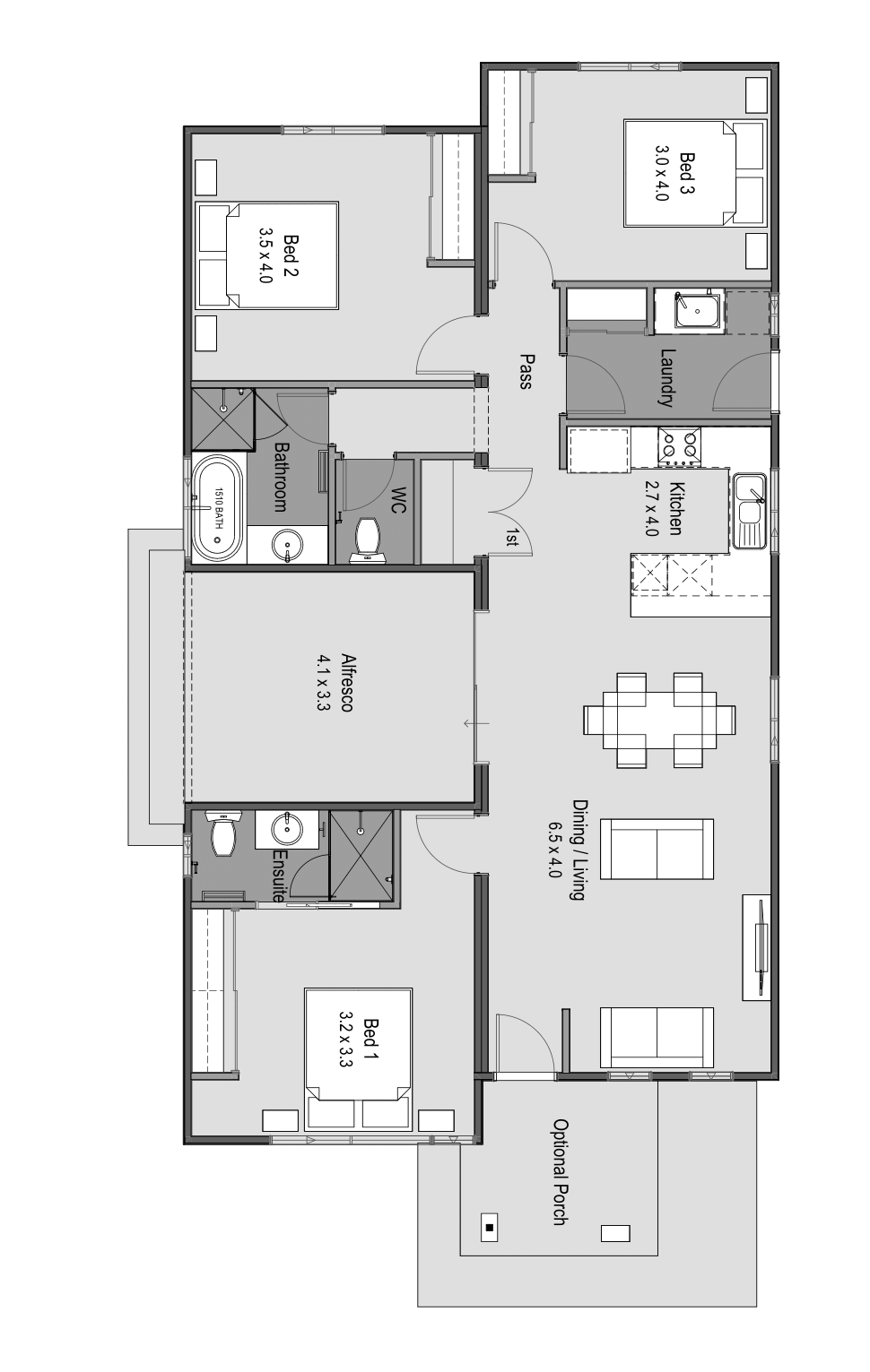The Adair floor plan