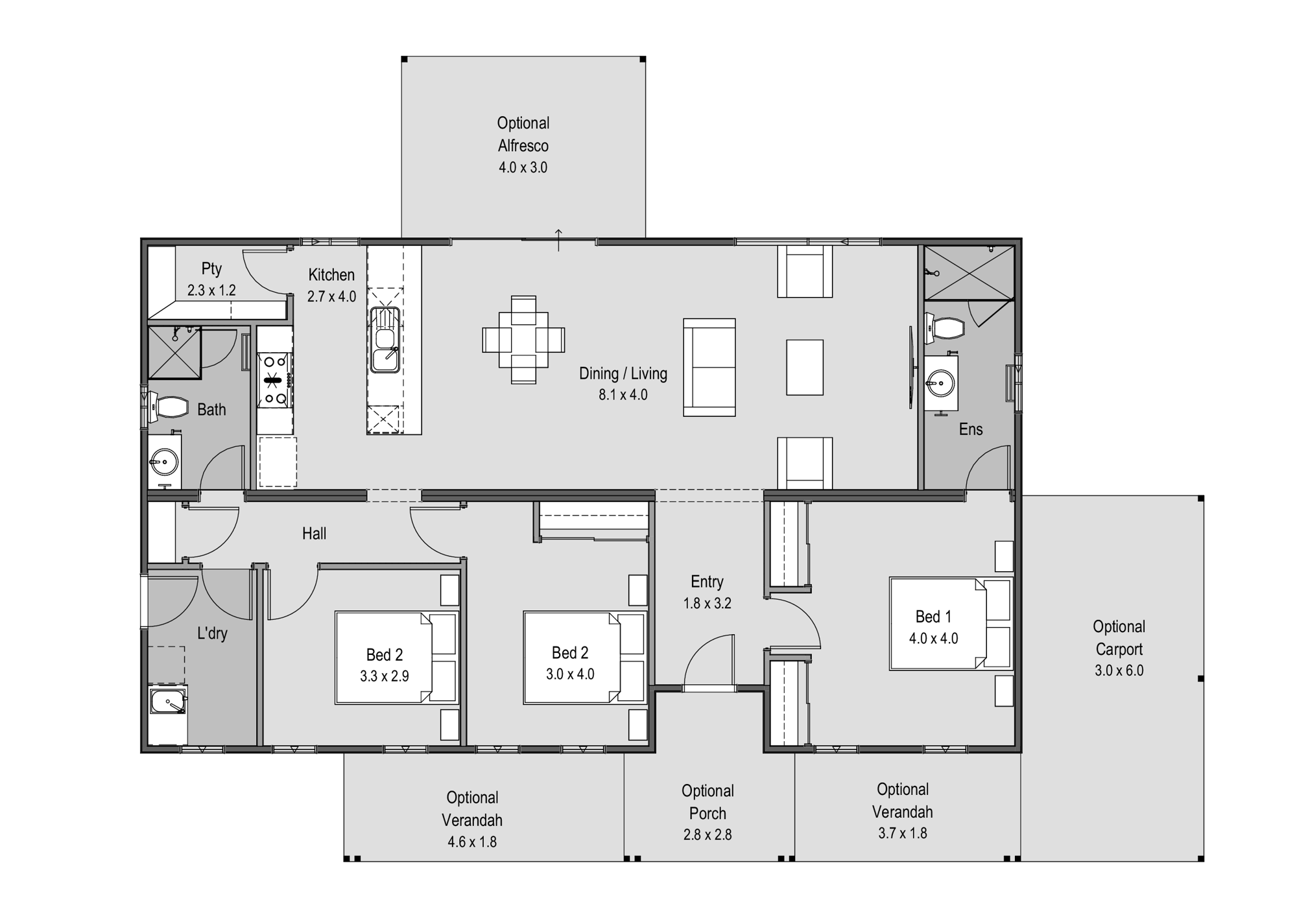 The Preston floor plan