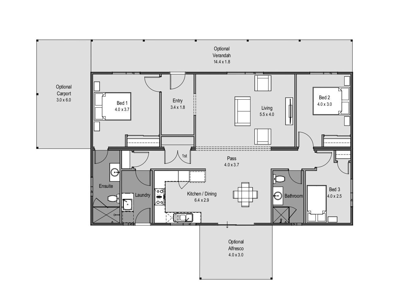 The Meadows floor plan