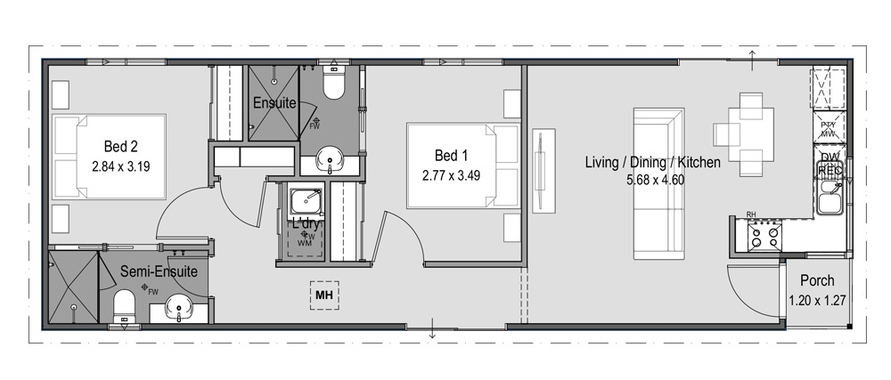 Presto 22 floor plan