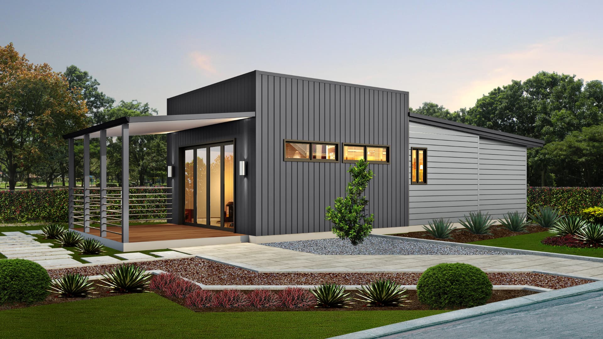 The Salt Box modular home